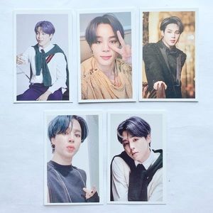 Jimin BTS Bangtan Boys Photocards Lot of 5